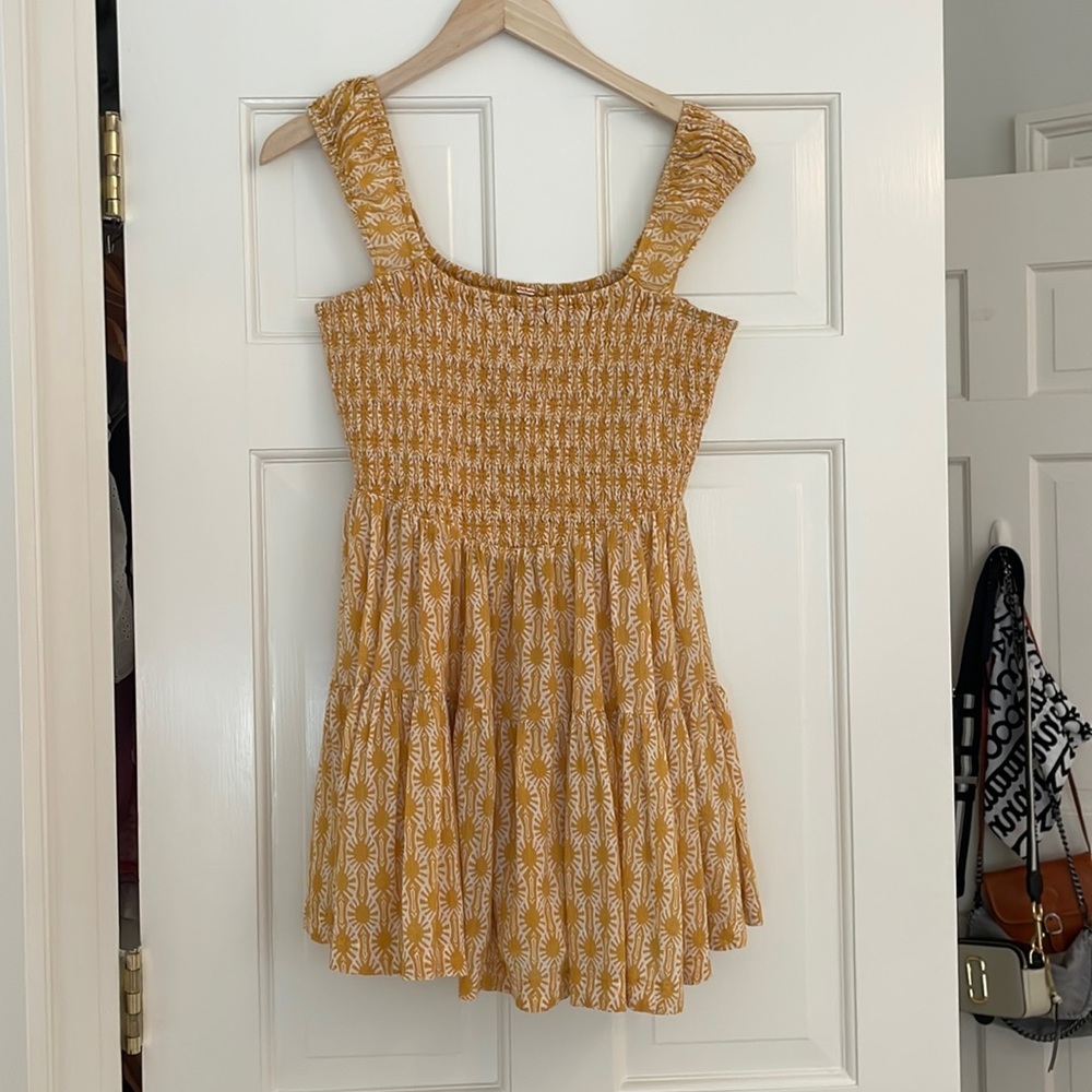 Revolve/Free People Orange Floral Dress